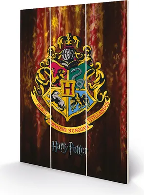 Produktbild von Hogwarts Wappen Holzbild Harry Potter