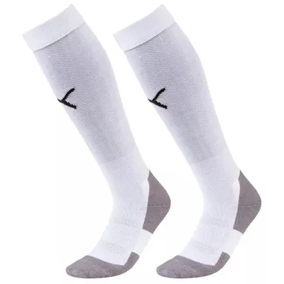 Image de Puma Hommes Football Liga Core Chaussettes Hommes Chaussettes blanches noires taille 1 (31-34)