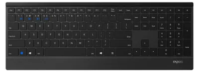 Productafbeelding van Rapoo 9500M Multi-Mode-Deskset Draadloos, Zwart