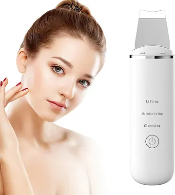 Produktbild von Ultraschallpeelinggerät Skin Scrubber für Tiefenreinigung, Ultraschall-Peeling Porenreiniger Akne-Entferner Ionen Hautreiniger