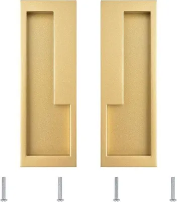 Produktbild von Goldschloss Alu Handgriff für Innen Schubladen Schrank Garderobe - 2 Stück - inkl. Schrauben