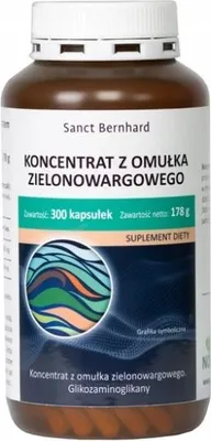 Produktbild von Grünlippmuschel 500 mg Sanct Bernhard Muschelkonzentrat 300 Kaps.