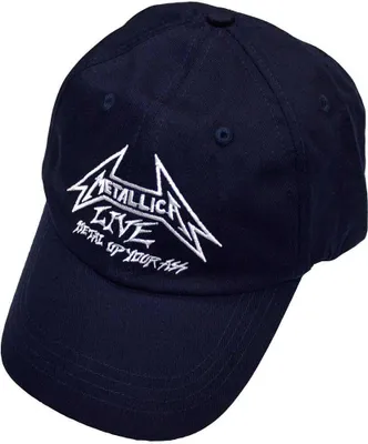 Produktbild von Metallica - "Live" Baseball-Mütze für Herren/Damen Uni RO12558 (Einheitsgröße) (Marineblau)
