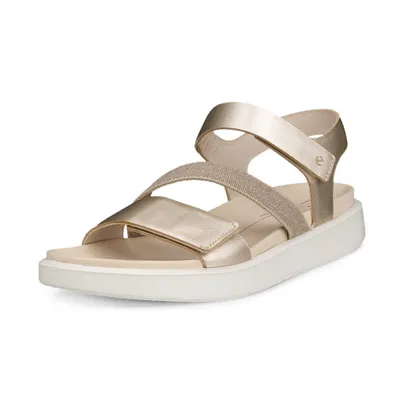 Produktbild von ECCO Flowt 2-Strap Sandalen Weiß/Gold 38