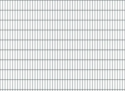 Produktbild von Doppelstabmattenzaun David 6/5/6 mm - Ausführung: anthrazit beschichtet, Höhe: 183 cm, Länge: 251 cm