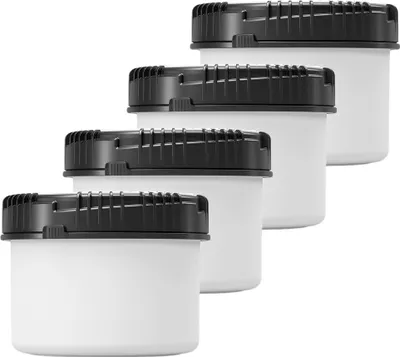 Produktbild von 4er Set: 500 ml Packo Vorratsdose, Dose mit Deckel, Frischhaltedose, Mehldose, Gewürzdose