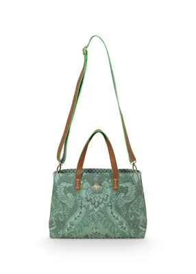 Produktbild von Pip Studio Shopper Small Kyoto Festival Green 33/39x22x10cm