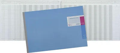 Produktbild von König & Ebhardt 86-17679 Amerikanisches Journal mit Kopfleiste - 490 x 297 mm, 17 Konten (10/14), 48 Blatt