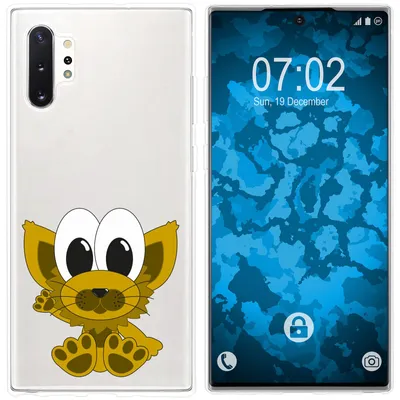 Produktbild von PhoneNatic Case kompatibel mit Samsung Galaxy Note 10+ Silikon-Hülle Cutiemals M7