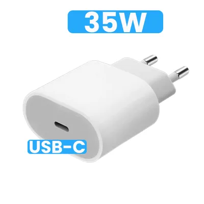 Produktbild von iPhone Ladegerät Für Apple iPhone 17 - X Pro MAX PLUS Netzteil 35W USB-C iPad AirPods Power Adapter Schnellladegerät
