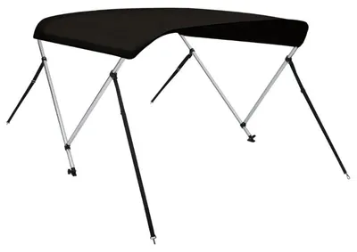Productafbeelding van Bimini-kap, duurzaam materiaal, veelzijdig design, zwart