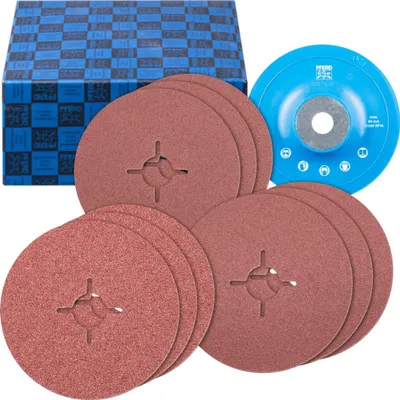 Zdjęcie produktu dla PFERD Fibre disc set, 12,5 cm, 1 szt.