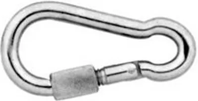 Obrázek produktu pro Karabina s pojistkou DIN 5299D,6x60mm hasičská / balení 50 ks