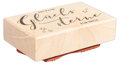 Productafbeelding van 29215000 stempel gelukssterren, 5x8cm, wit