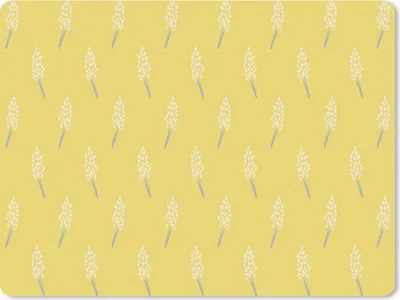 Produktbild von MuchoWow® Mauspad Mousepad Blumen - Pastell - Muster 40x30 cm - Mousepads - Maus Mat - Pad - Mausunterlage - Anti Rutsch