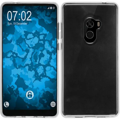 Produktbild von PhoneNatic Case kompatibel mit Xiaomi Mi Mix 2 - Crystal Clear Silikon Hülle transparent Cover