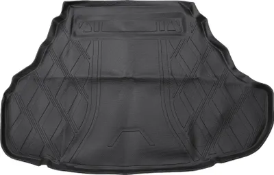 Produktbild von Flache Cargo-Liner Heckkofferraummatte Kofferraumladung Gepäckstiefelmatte Diamantmuster für Toyota Camry 2015-2017 rutschfest