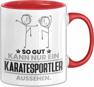 Produktbild von Karatesportler Geschenk Tasse So Gut Kann Nur Ein Karatesportler Aussehen Geschenkidee Kaffee-Becher (Rot)