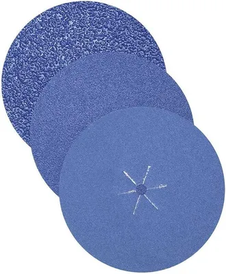 Produktbild von Schleifscheiben, 150 mm (50 Stück), Korn 80 | für Randschleifmaschinen, Zirkonkorund