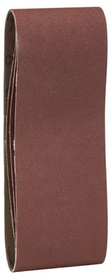 Produktbild von Schleifband-Set für Bandschleifer, rote Qualität K=150, 75 x 457 mm, 3-tlg.