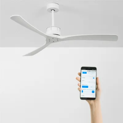 Produktbild von WIND LARGE - Leiser Deckenventilator 40W Ø152 cm 100% Holz
