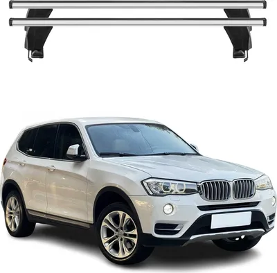 Image de Menabo Barres de toit transversales pour BMW X3 F25 2010-2017 Alu Gris 2x