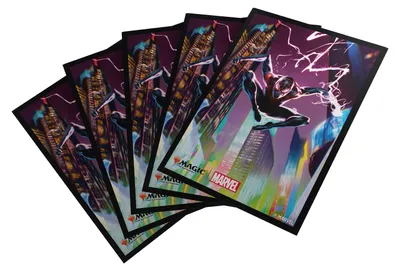 Productafbeelding van Magic: The Gathering, Marvel's Spider-Man, premium sleeves met speciale illustratie, Spider-Man Miles Morales