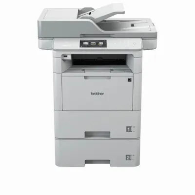 Produktbild von Brother MFC-L6800DW, Laser, Monodruck, 1200 x 1200 DPI, A4, Direktdruck, Weiß