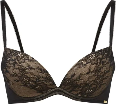 Produktbild von Gossard Glossies Lace Push-Up BH Black 80 A