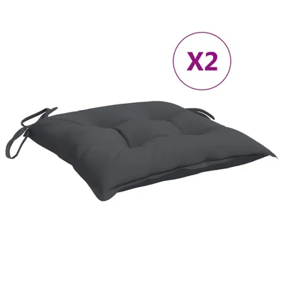 Immagine prodotto di vidaXL Cuscino per sedia 2 pz. Antracite 50x50x7 cm Tessuto Oxford