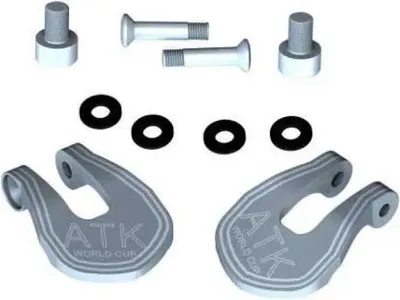 Produktbild von Atk Race Silber Renn-fersenabdeckung Modelljahr 13/14 Silber  Silber One Size