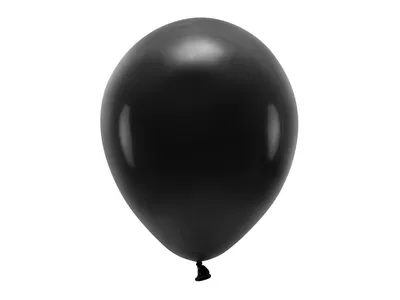 Produktbild von Öko-Luftballons 30cm Pastell, Schwarz (1 Packung / 100 Stück)