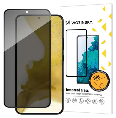 Produktbild von Wozinsky Privacy Glass Gehärtetes Glas für Samsung Galaxy A26 - Schwarz KP40650