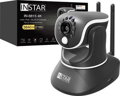 Obrázek produktu pro INSTAR IN-8815 4K schwarz - LAN PoE WLAN Version