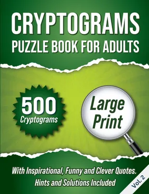Produktbild von Cryptograms Puzzle Book For Adults