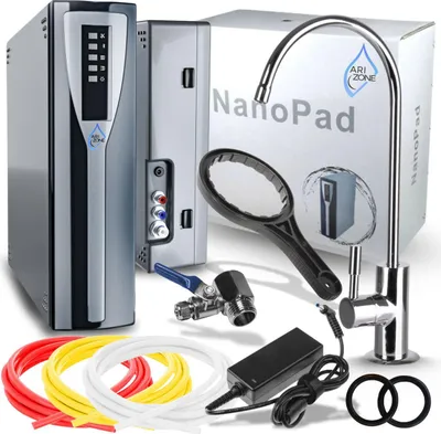 Image de Purificateur d eau robinet RO Pad système osmose inverse sans réservoir double membrane nano filtration anti fuites