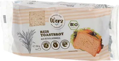 Produktbild von naturkorn mühle Werz - Reis-Toastbrot glutenfrei - 250g