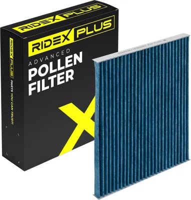 Produktbild von RIDEX PLUS 424I0592P Innenraumfilter Pollenfilter für NISSAN Qashqai / Qashqai +2 I (J10, NJ10) Aktivkohle