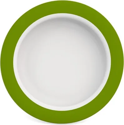 Produktbild von Ornamin Kleiner Teller mit Kipp-Trick, Durchmesser 20 cm Grün