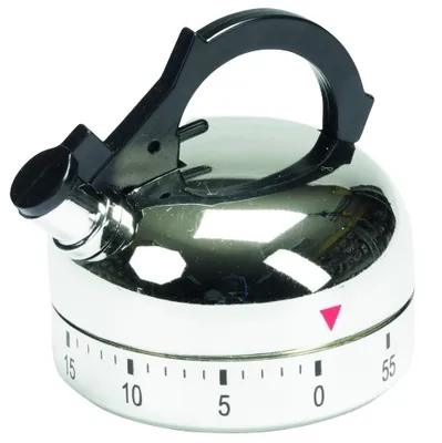 Produktbild von timer-Wasserkocher 6,4 x 6,1 cm silber-grau