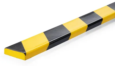 Image de Durable - Profil de protection durable s10 droit 1m jaune-noir | 5 pièces