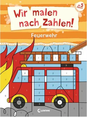 Obrázok produktu pre Wir malen nach Zahlen! - Feuerwehr