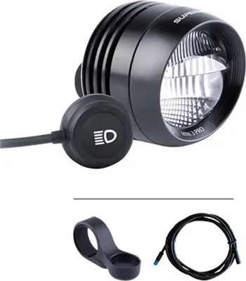 Produktbild von Supernova E-Bike-Scheinwerfer MINI 3 PRO, E-25 schwarz, Tagfahr-/Fernlicht, 190 lx