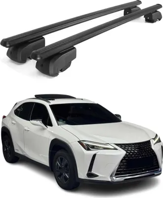 Immagine prodotto di Barre portatutto trasversali per Lexus UX 2019-2021 Alluminio Nero