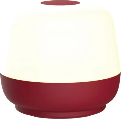 Produktbild von Luxus - Tischlampe Naxos - Bordeauxrot - H8 x Ø9