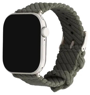 Immagine prodotto di Cinturino in velluto a coste per Apple Watch | 44/45/46/49 mm - Verde