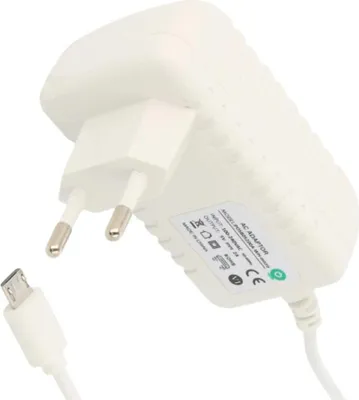 Immagine prodotto di Alimentatore switching 5V 2A di alta qualità, micro USB bianco