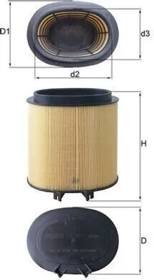 Immagine prodotto di Filtro aria MAHLE ORIGINAL LX 2974