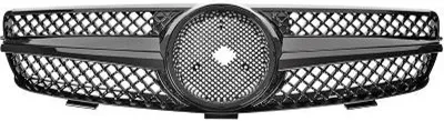 Produktbild von DIEDERICHS 1626341 Kühlergrill Frontgrill passend für MERCEDES-BENZ CLK (C209) Schwarz Glänzend