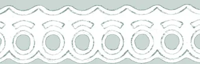 Produktbild von HEYDA 204880082 Papierspitze selbstklebend Wellen 2 m x 14 mm Papier weiss